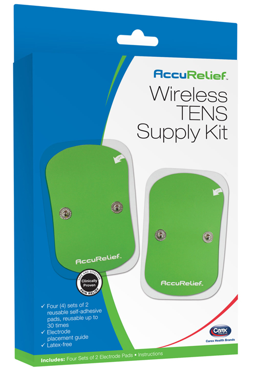AccuRelief Wireless Remote Control TENS Supply Kit
