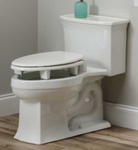 Elevated Toilet Seat Closed Ring