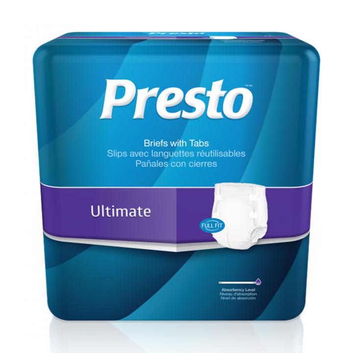 Presto Ultimate Full Fit Briefs with Tabs