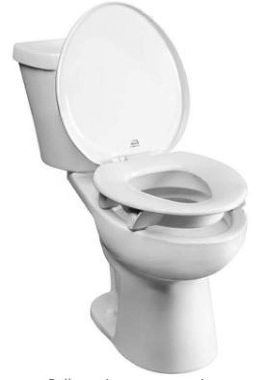 Clean Shield Elevated Toilet Seat