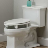 Elevated Toilet Seat Closed Ring thumbnail