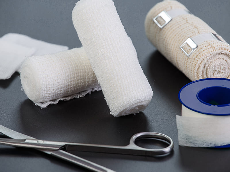 bandages and wound care equipment